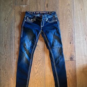 Rock Revival Women's Dark Blue Skinny Jeans